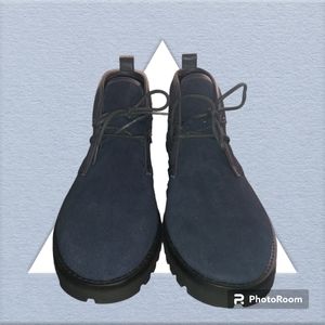 NWOT Men's COACH Desert Boots Navy Blue Suede Size 9.5